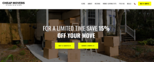 Cheap Movers Vancouver Homepage