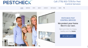 Pestcheck Pest Control Homepage