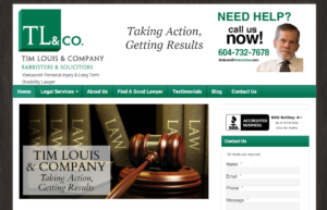 Tim Louis & Company Law Homepage