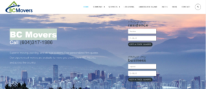 BC Movers Homepage