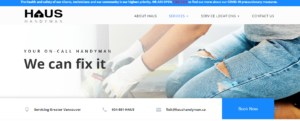 Haus Handyman Homepage