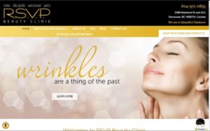 R.S.V.P. Beauty Clinic's Homepage