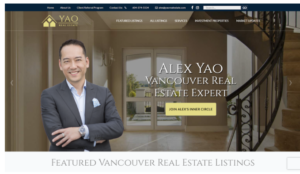 Alex Yao Real Estate Homepage