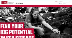 Simon Fraser University's Homepage