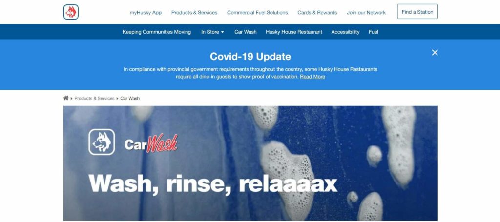 Husky Car Wash's Homepage