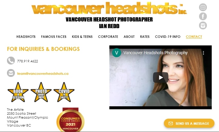 Ian Redd, Vancouver Headshots Photography's Homepage