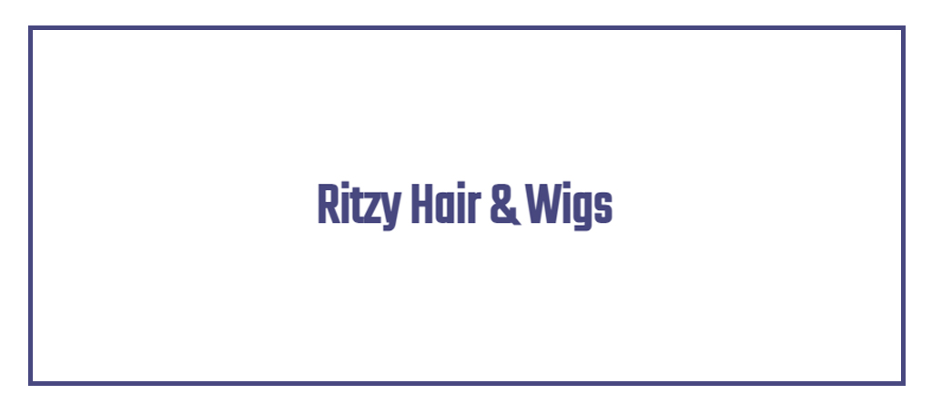 Ritzy Hair & Wigs Banner
