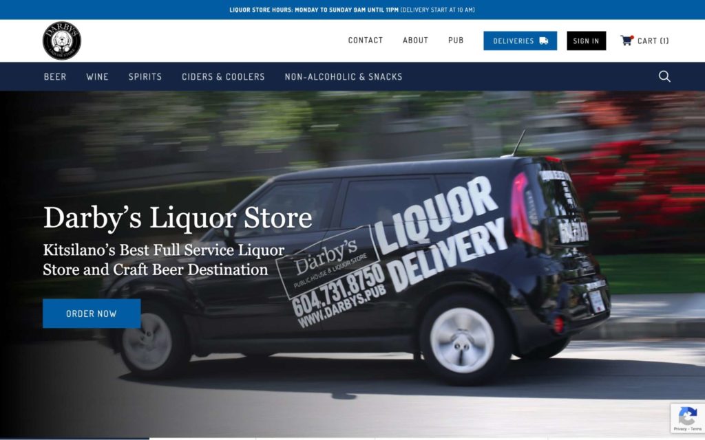 Darby’s Liquor Store and Alcohol Delivery
