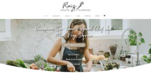 Raiz Holistic Nutrition Homepage