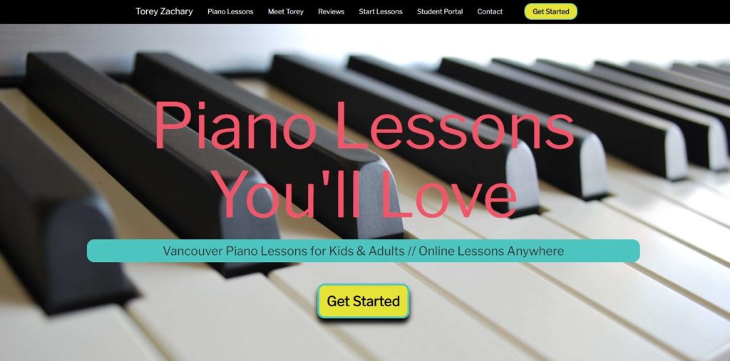 Torey Zachary Piano Studio