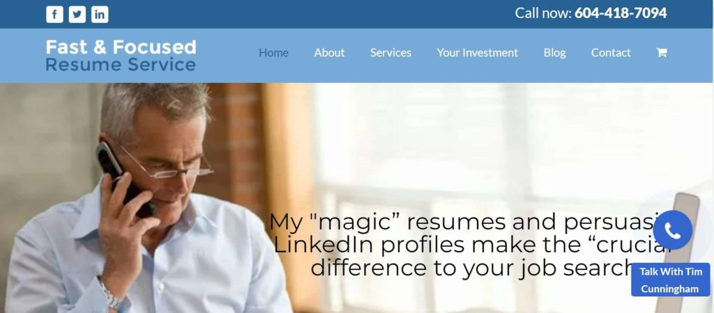 Fast & Focused Resume Service