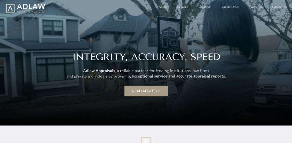 Adlaw Appraisals Ltd. Homepage