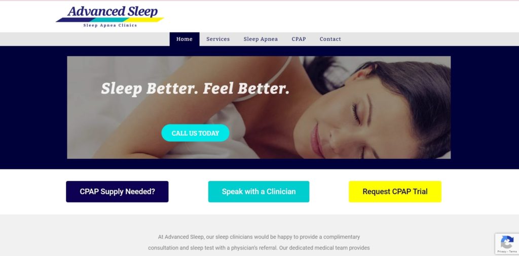 Advanced Sleep Homepage