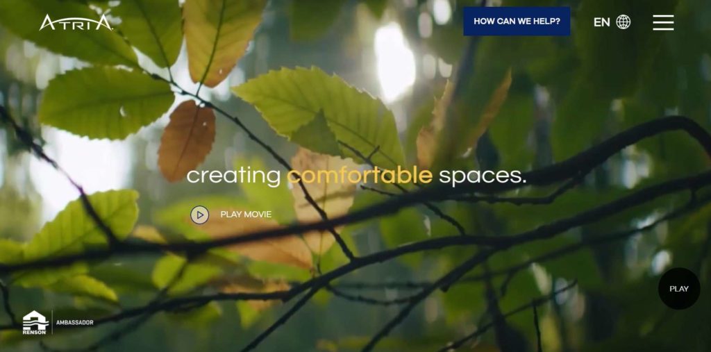 Atria Designs Homepage