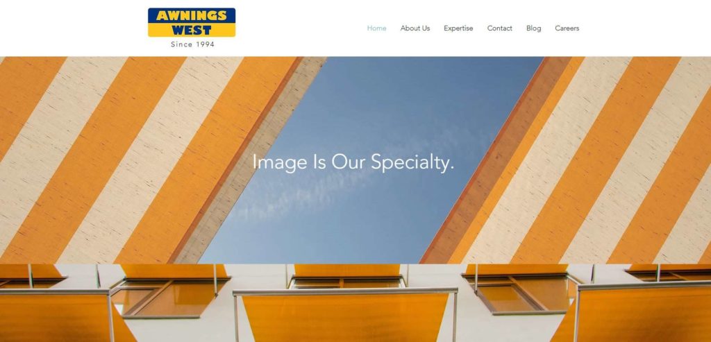 Awnings West Homepage