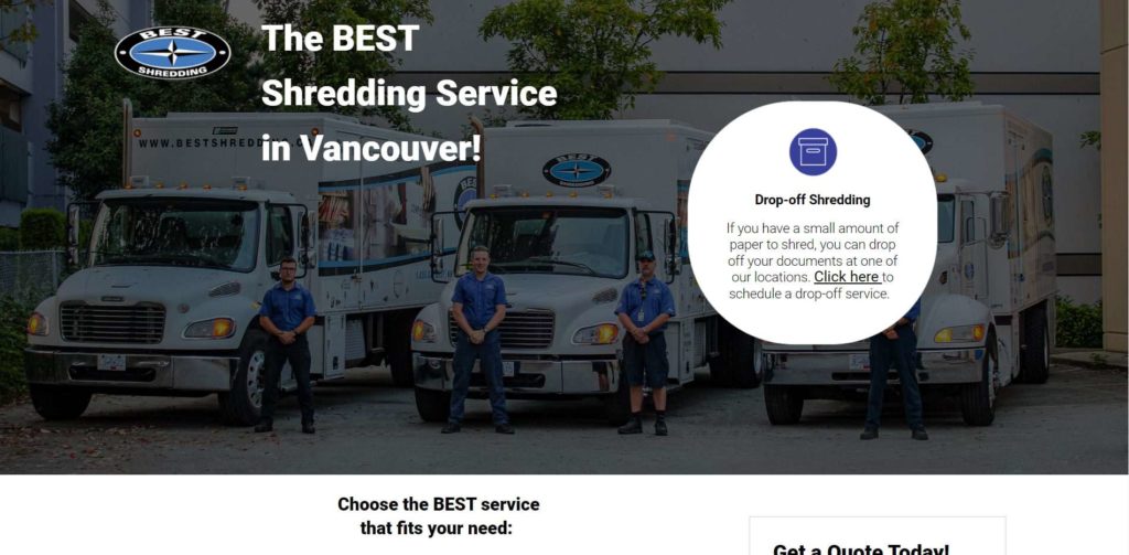 BEST Shredding Homepage