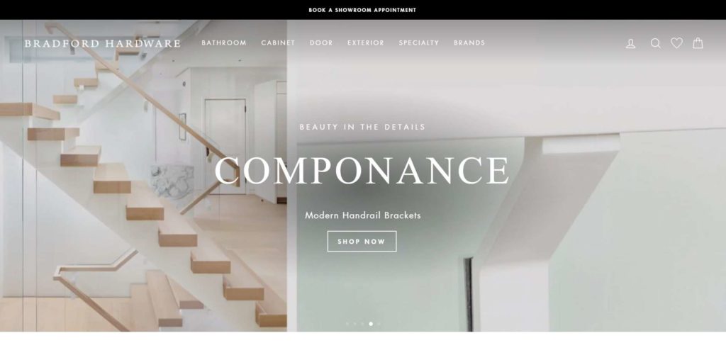 Bradford Decorative Hardware Homepage