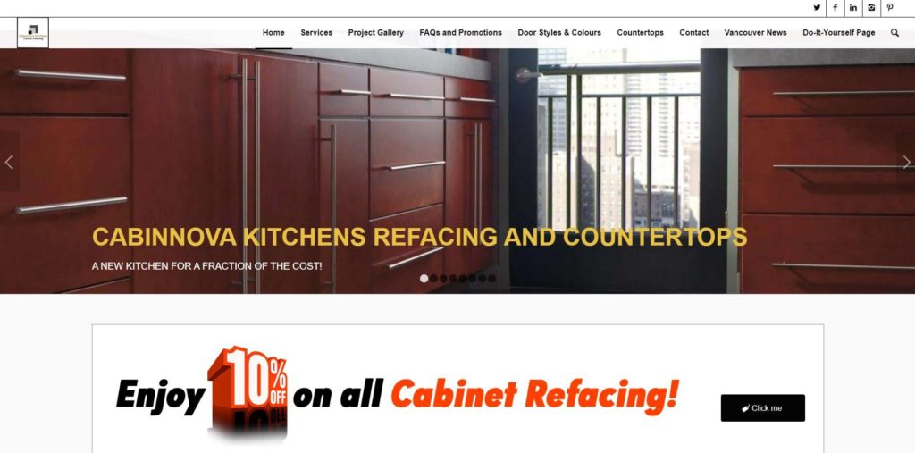 Cabinnova Homepage