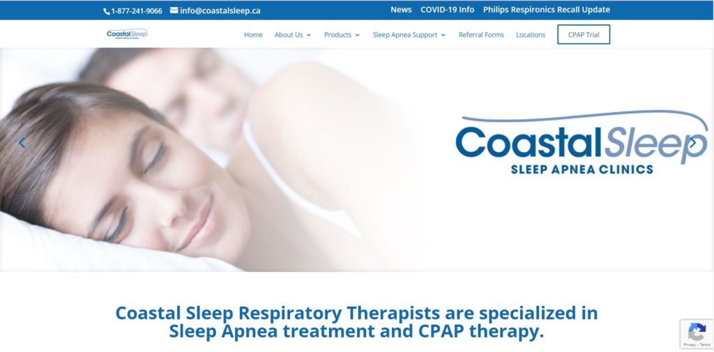 Coastal Sleep Homepage