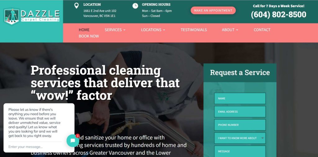 Dazzle Homepage