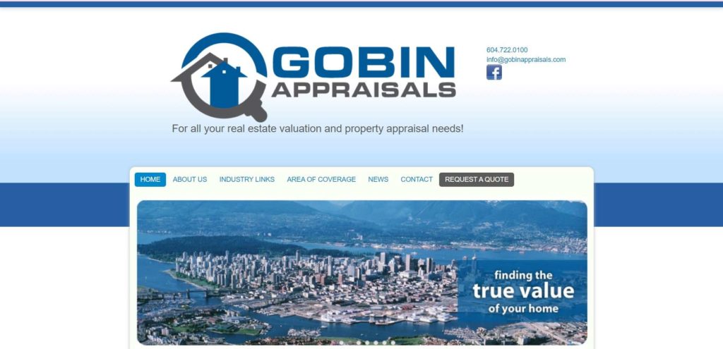 Gobin Appraisals Homepage