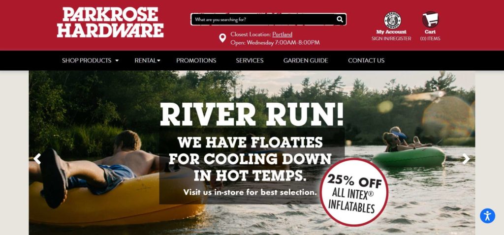 Parkrose Hardware Homepage