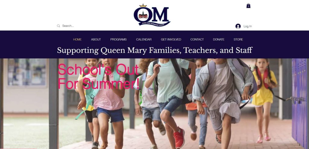 Queen Mary Elementary School Homepage