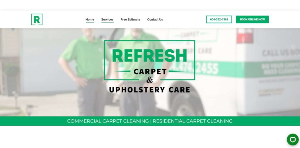 Refresh Carpet Cleaning Vancouver Homepage