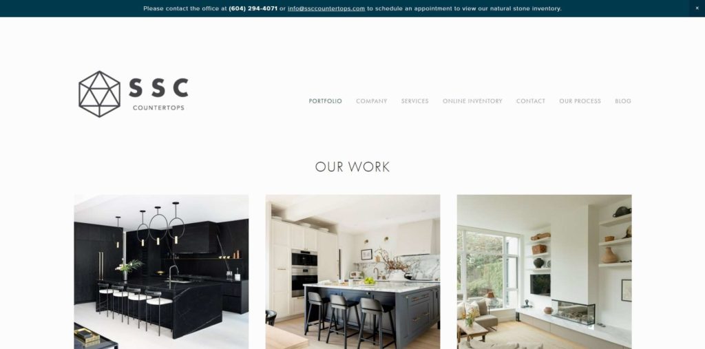 SSC Countertops Ltd. Homepage