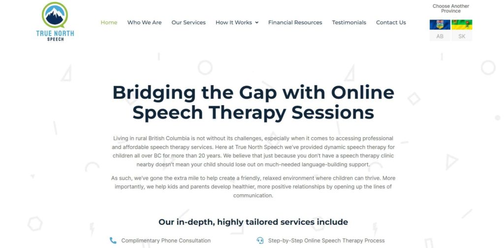 Shira Meltzer of True North Speech Homepage