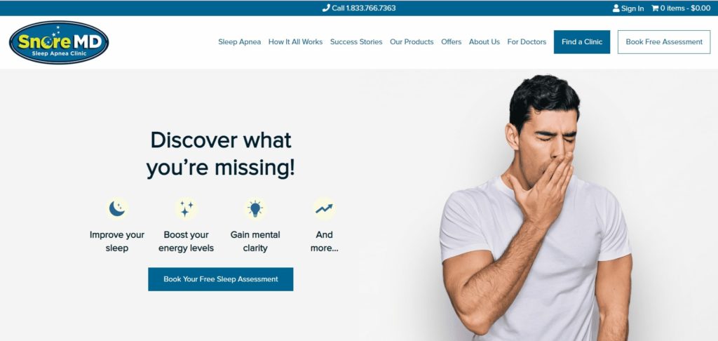 Snore MD Sleep Apnea Clinic Homepage