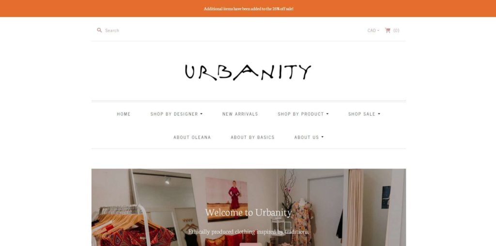 Urbanity Homepage
