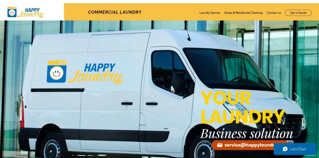happy laundry homepage