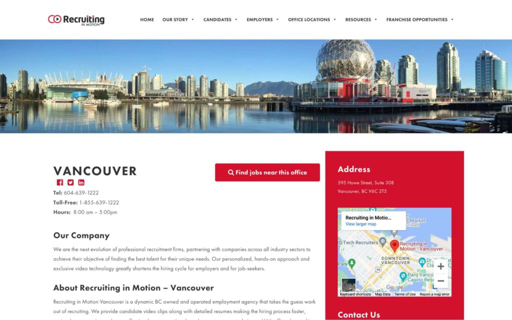 Recruiting in Motion - Vancouver