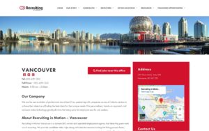 Recruiting in Motion - Vancouver