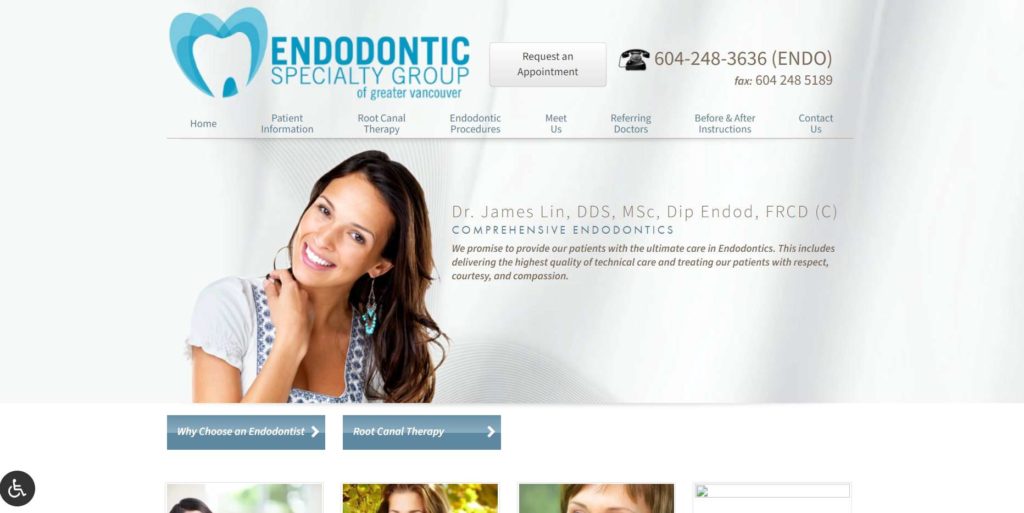 Dr. James Lin of the Endodontic Specialty Group of Greater Vancouver