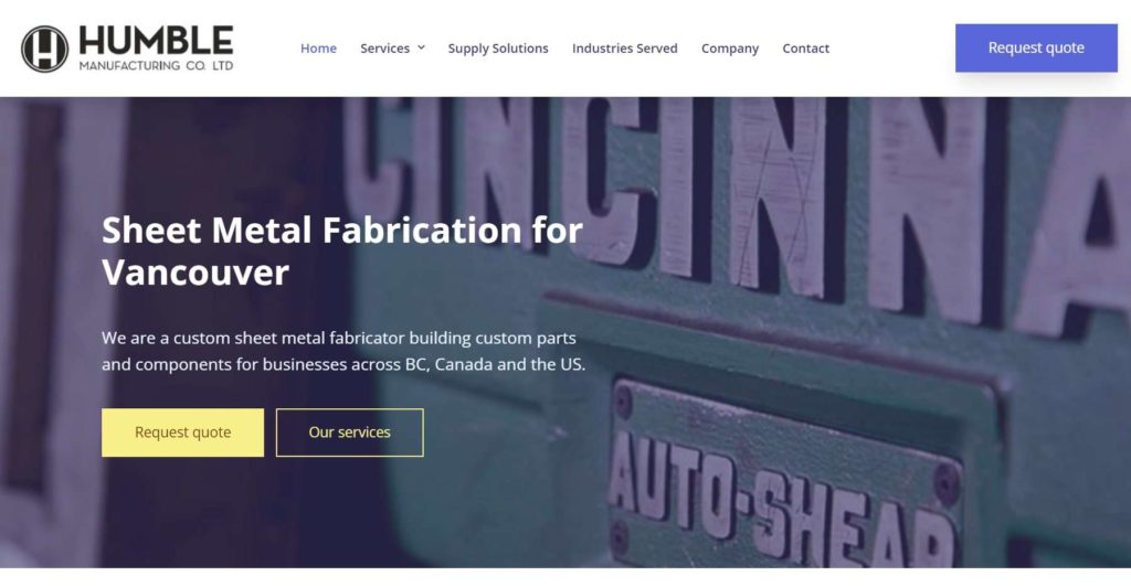 Humble Manufacturing Co Ltd.