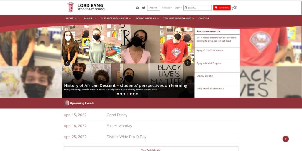 1. Lord Byng Secondary School