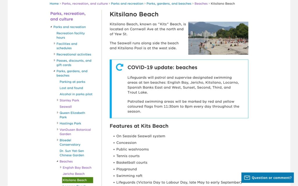 Kitsilano Beach Park