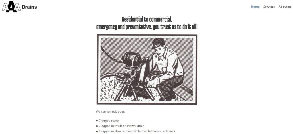 AAA Electric Sewer & Drain Cleaning