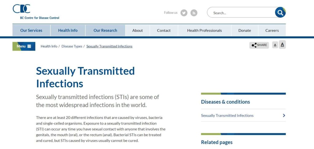 BC Center for Disease Control