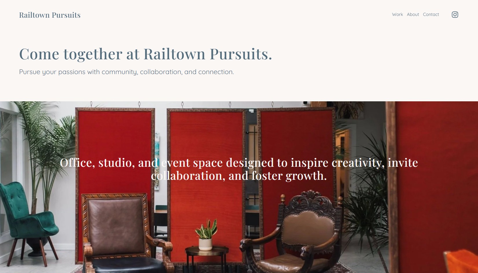 railtown pursuits homepage