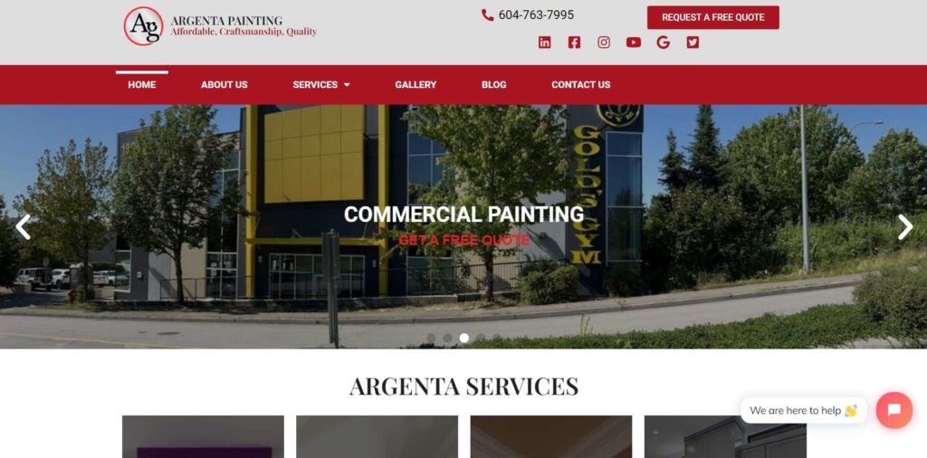 Argenta Painting and Restoration Ltd. Homepage