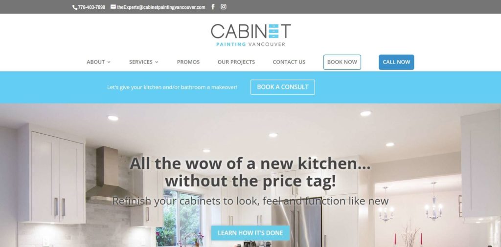 Cabinet Painting Vancouver Homepage
