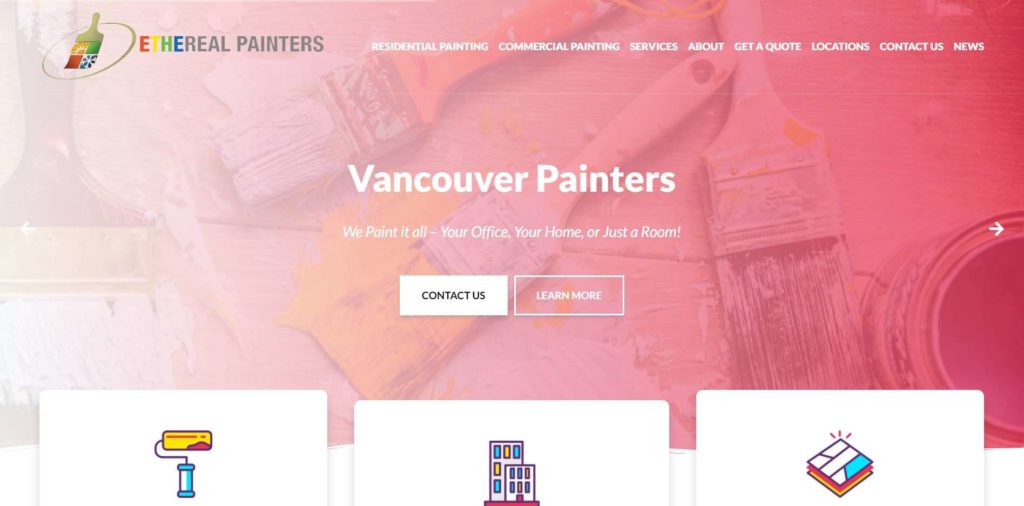 Ethereal Painters Homepage
