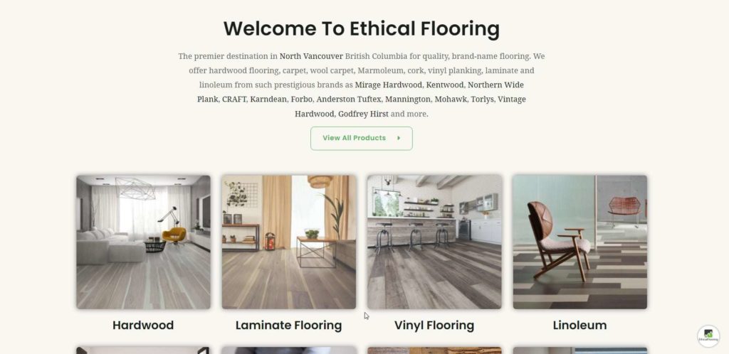 Ethical Flooring Homepage