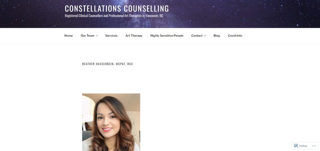 Heather Hassenbein from Constellations Counselling
