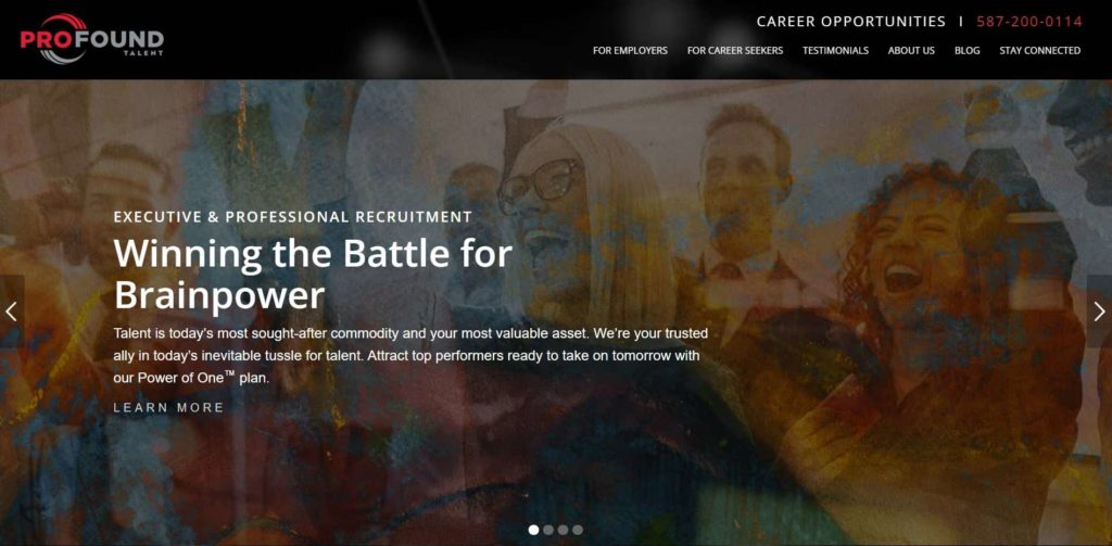 ProFound Talent Inc. Homepage