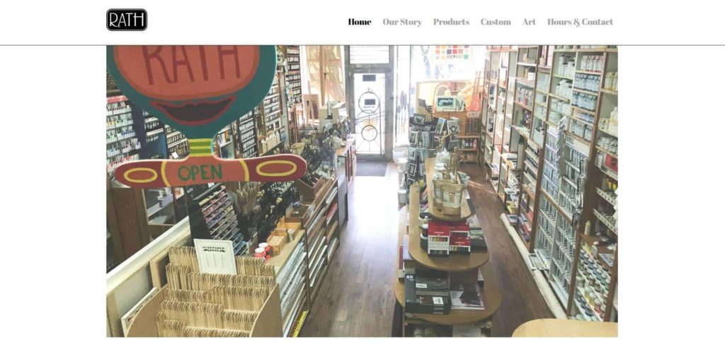Rath Art Supplies Homepage