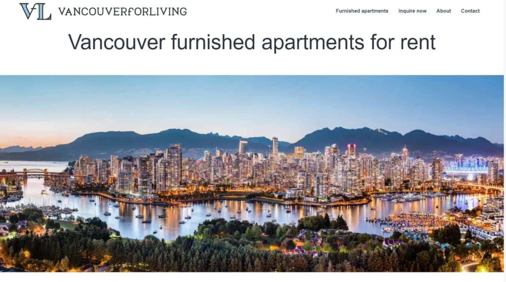 Vancouver Apartment Rentals Homepage